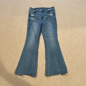 American Eagle Super Hi-Rise Flare Jeans